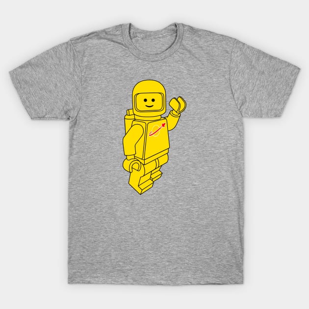 Spaceman! (Yellow) T-Shirt by HenriDefense